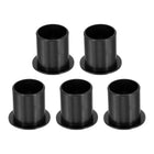 5Pcs Flanged Sleeve Bearing, Plastic Bushing ID 16mm x OD 18mm x Length 21mm POM Bushing, Black