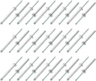 30 Pcs 5mm x 50mm Aluminum/Steel Open End Blind Rivets