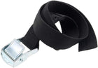 Tie Down Strap Cam Buckle Lashing Strap 1" x 1.6Ft 176lb 80Kg Load Polypropylene for Moving Securing Cargo, Black