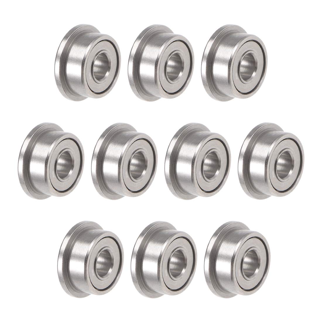 MF52ZZ Flange Ball Bearing 2x5x2.5mm Full Complement Bearings 10pcs
