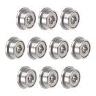MF52ZZ Flange Ball Bearing 2x5x2.5mm Full Complement Bearings 10pcs