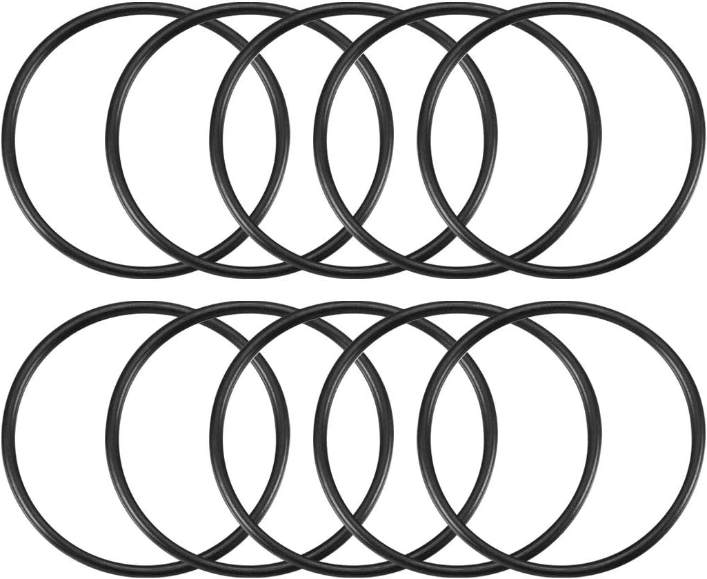 Nitrile Rubber O-Rings, 46mm OD 41mm ID 2.5mm Width, Metric Sealing Gasket, Pack of 10