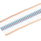 30Pcs 220 Ohm Resistor, 2W 1% Tolerance Metal Film Resistors, Lead, 5 Bands for DIY Electronic Projects and Experiments
