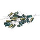 Aluminum Radial Electrolytic Capacitor Low ESR Green with 1uF 400V 105 Celsius Life 3000H 6.3 x 12 mm High Ripple Current,Low Impedance 20pcs