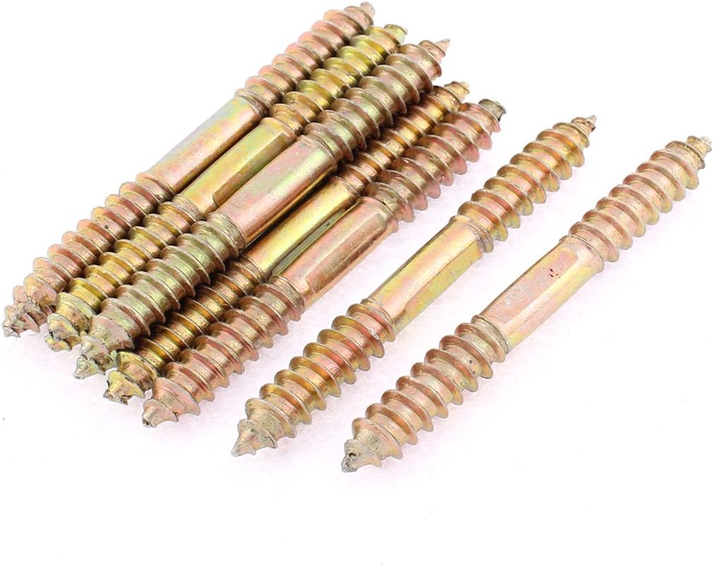 M8 x 73mm Dual Ended Self Tapping Drilling Threaded Rods Bars 10Pcs