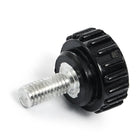 a11061600ux0132 6 mm Thread Diameter 22 mm Head Knurled Grip Knob Black