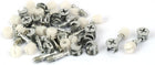 3-in-1 Furniture Connecting Kit 13mm OD Cam Fitting, 6x25mm Dowel Screws, 11mm OD Pre-Inserted Nut 20 Sets