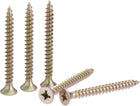 M5 x 50mm Wood Screws Phillips Flat Head Carbon Steel Color Zinc Plated Self Tapping Screws 50pcs