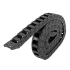 a15090200ux0415 Semi Enclosed Type Wire Carrier Drag Chain 10x15mm 1M Length Black, Carbon Steel, Zinc Plated