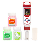 LinkMejor Meter pH EC pentru Hidroponie, Tester Digital pH TDS EC ppm