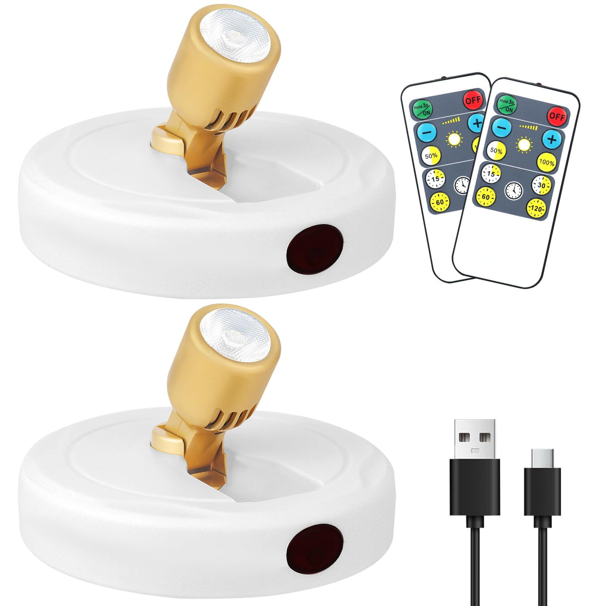 Projecteur rechargeable, lumières d'images alimentées par batterie avec télécommande