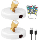 Projecteur rechargeable, lumières d'images alimentées par batterie avec télécommande