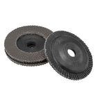 4-inch Flap Wheels 72 Page Grinding Sand Papers for Angle Grinders 120 Grits 3 Pcs
