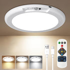 LinkMejor Rechargeable Motion Sensor Magnetic Ceiling Light with Remote