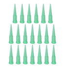 Industrial Blunt Tip Tapered Dispensing Fill Needle 18ga X 1.26" Green 20pcs