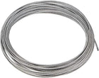 Stainless Steel Wire Rope Cable 2mm Dia. 7m 23ft Length 14 Gauge 304 Grade for Hoist Lifting Grinder Pulley Wheel