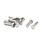 a14103100ux0078-DM Full Thread Hex Cap Bolt, 304 Stainless Steel, 3/8"-16 x 1 1/4" Size (Pack of 10)