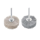Nylon Wheel Brush 800 Grits 1000 Grits Abrasive Grinding Head with 6mm Threaded Shank 4 Pcs