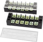 2Pcs 600V 25A Screw Electric Wire Connection Barrier Terminal Strip