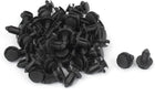 Auto Stoßfänger Push Clips Schrauben Befestiger 50Stück Schwarz