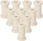 25 Pcs Wooden Empty Spool, 1-1/16in Unfinished Wooden Spools Wire Weaving Bobbins Empty Thread Spools for Crafts DIY Art Embroidery Sewing Thread Twine