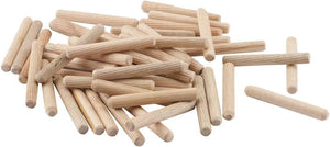 25 Pieces Furniture Cabinet Drawer Round Wooden Dowel Pins 60mm x 8mm