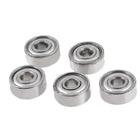 5 Pcs Silver Tone Deep Groove Ball Bearings 9mm x 3mm x 4mm