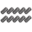 Compression Spring - 1.2mm Wire Dia, 8mm OD, 15mm Free Length Spring Steel Extension Spring,Black,10Pcs