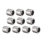 Needle Roller Bearings, 8mm Bore 12mm OD 12mm Width, Chrome Steel Needles Steel Cage One Way Clutch Bearing 10pcs