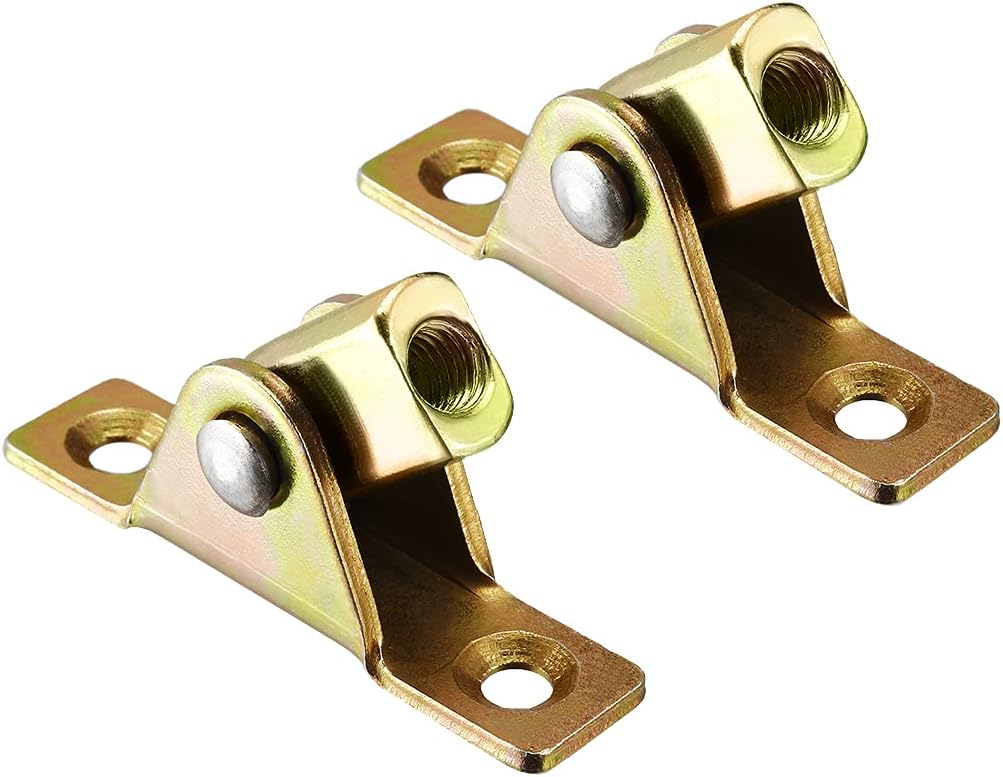 Gas Spring End Fitting Connector M8 Female Thread A3 Steel with Bracket 2pcs
