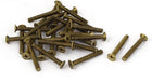 M4 x 30mm Brass Bolts Machine Phillips Countersunk Screws GB819 30 Pcs