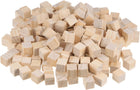 Wood Blocks for Crafts, 250pcs 5/8 Inch Unfinished Wooden Cube Pine Wood Square Block for DIY Craft Projects
