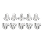 304 Stainless Steel Machine Screws, 20pcs M4x5mm Slotted Drive Pan Head Screw Bolts