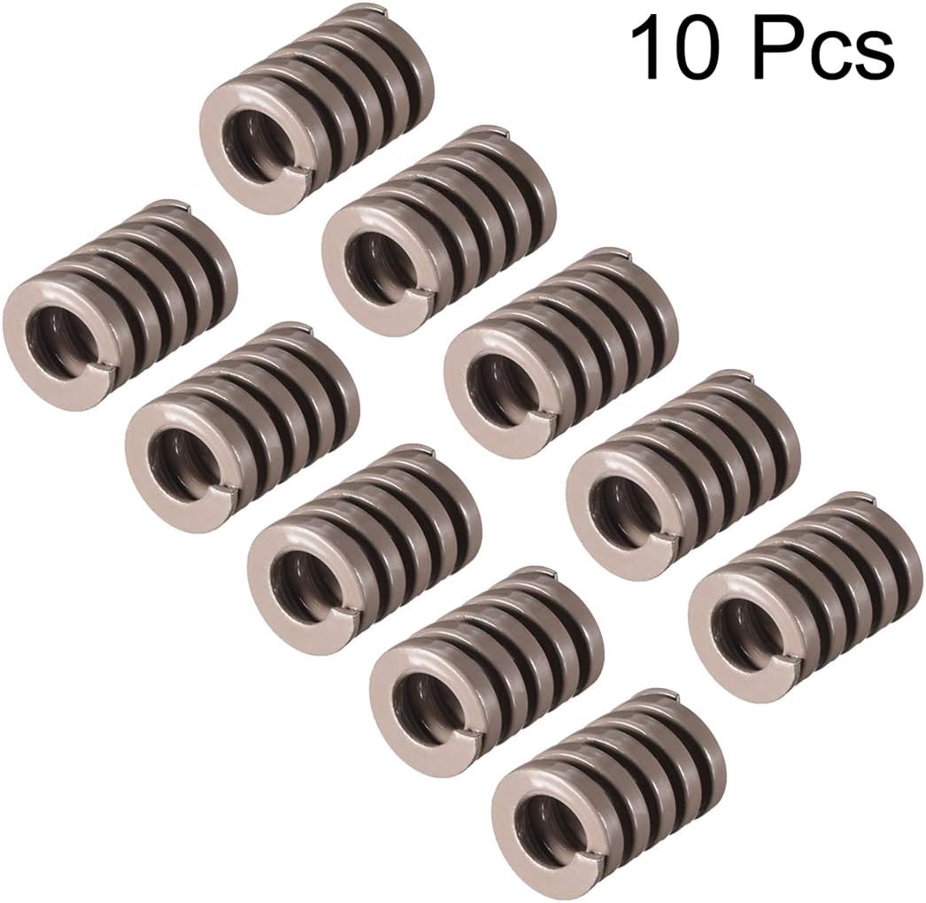 14mm OD 20mm Panjang Stamping Spiral Berat Ekstra Kompresi Die Spring Coklat 10pcs