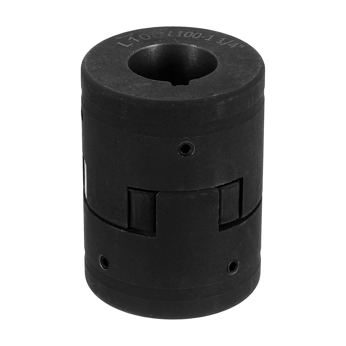 1-1/4" to 1-1/4" L100 Flexible 3-Piece L-Jaw Coupling Coupler Set & Buna-N NBR Rubber Spider for Log Splitter Hybrid Equipment
