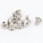 M6x10mm Male Thread Phillips Flat Head Bolt Screw Suitable for Double Bed Furniture TV Rack Wall Hanging 10pcs
