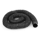 a14010800ux0112 3.2cm x 100cm Round Flexible Tube Machine Tool Ball Screw Cover Black, Nylon, Metal