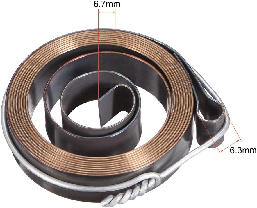Drillpress Retur spiral, Pil spiral Føder Retur spiral samling, 5Ft lang, 55 x 12 x 0.7mm