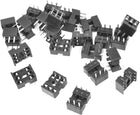 25 Pcs 2.54mm PCB Board 2 Row 6-Pin DIP Solder Type IC Socket Adapter