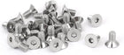 DIN7991 M3x6mm 316 Stainless Steel Flat Head Hex Socket Cap Screw Bolt 30pcs
