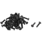 A15100700ux0263 M4 x 20mm Metric Hex Socket Countersunk Head Screw Bolts Black 50PCS (Pack of 50)