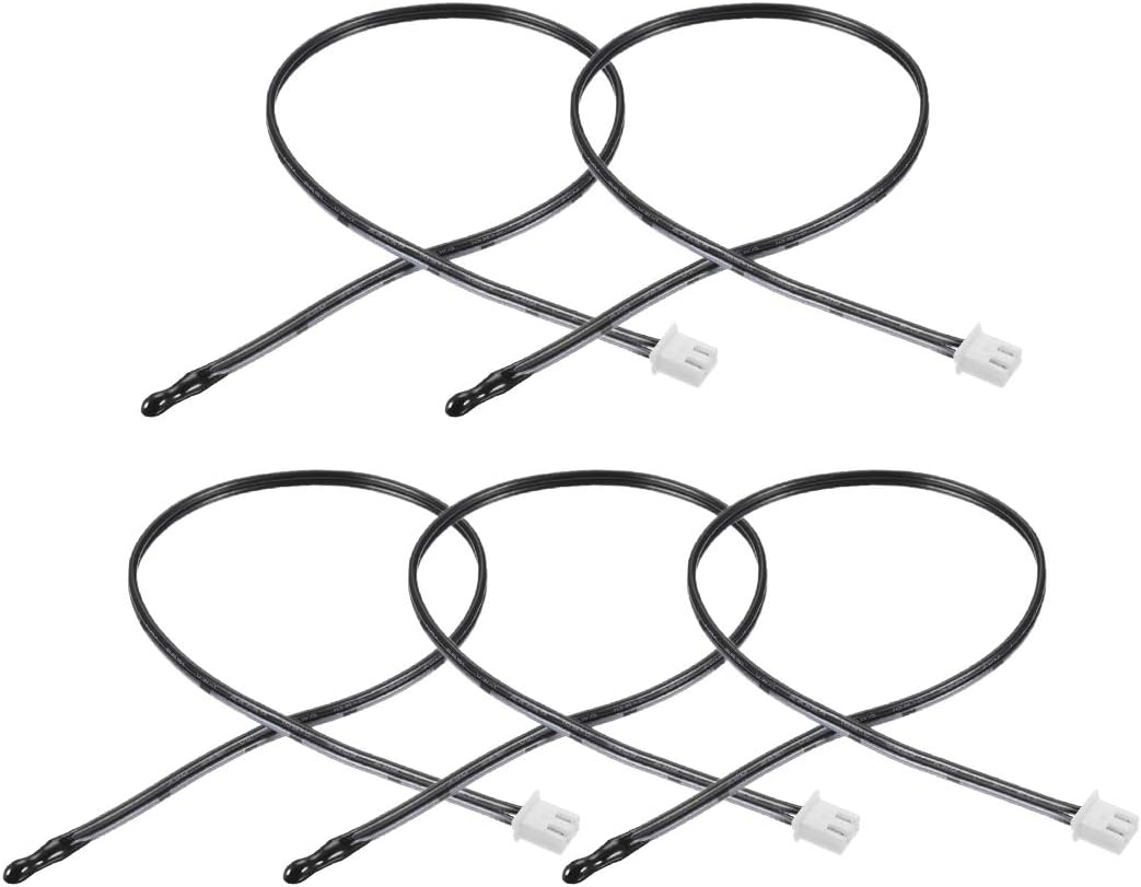 5 Pcs 15K NTC Thermistor Probe 15.7 Inch Epoxy Sensitive Temperature Temp Sensor for Air Conditioner