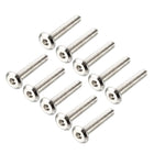 M6x35mm Furniture Bolts Hex Socket Screws Fastener Carbon Steel 10pcs
