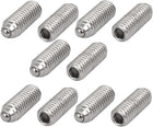 M3x8mm 304 Stainless Steel Spring Hex Socket Ball Point Grub Set Screws 10pcs