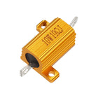 2 Pcs Aluminum Case Resistor 10W 10 Ohm Wirewound for LED Converter with Rod Post 10W10RJ