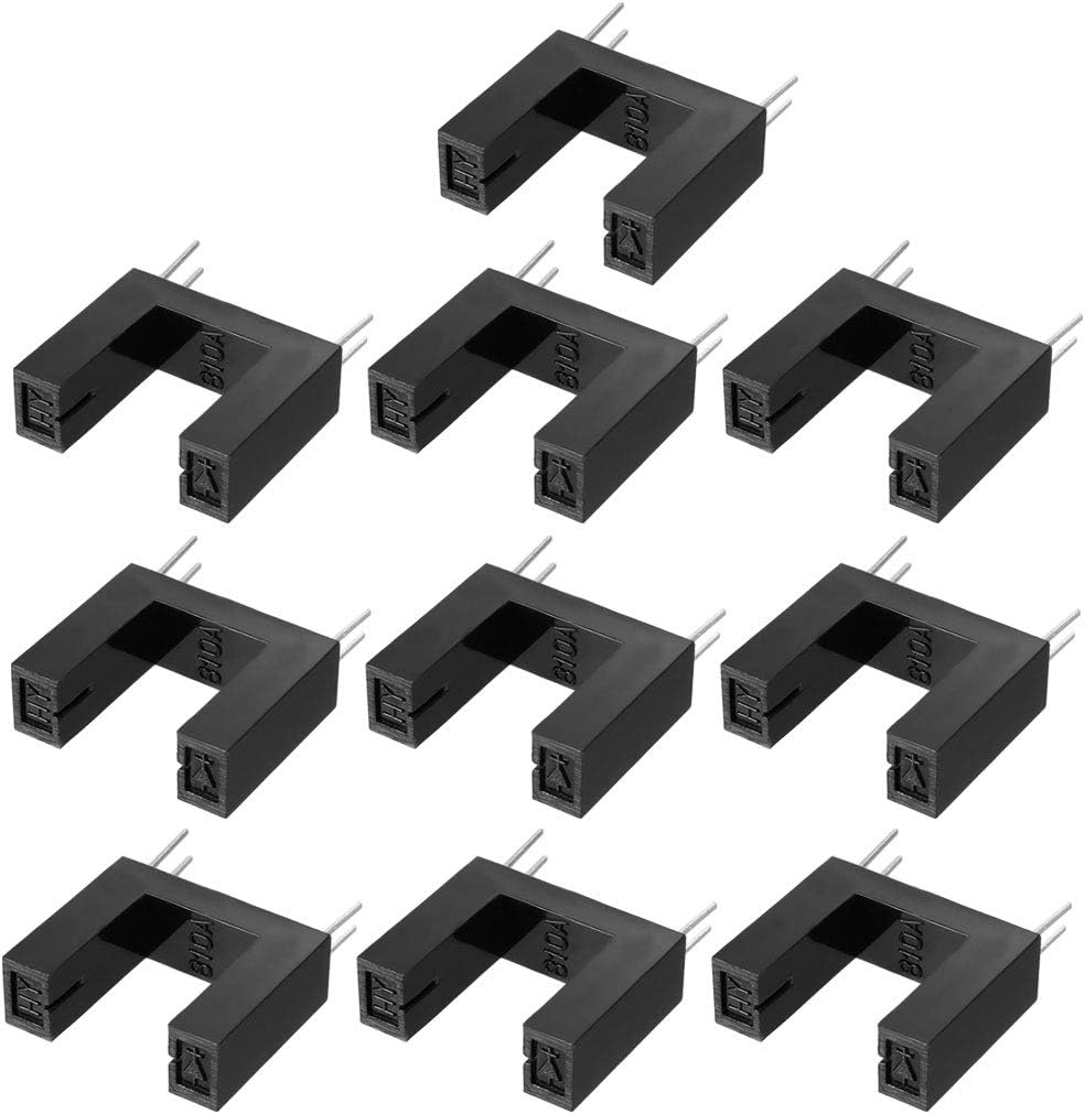 10 Pcs 25/64" Slot PCB Photo Interrupter Slotted Optical Sensor Switch HY810A