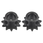 #25 Chain Roller Sprocket, 8mm Bore 1/4" Pitch 11 Tooth Single Strand Chain Sprocket, C45 Carbon Steel 25 Roller Chain Sprocket with Set Screws for ISO 04C Chain, 2Pcs