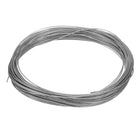 1/32" (0.8mm) 304 Stainless Steel Cable Wire Rope 7 x 7 Strands Core 50ft (15m) PVC Coated Aircraft Wire for Construction Outdoors Marine Rigging Decking Railings