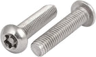 M8x35mm 304 Stainless Steel Button Head Torx Security Machine Screws 2pcs