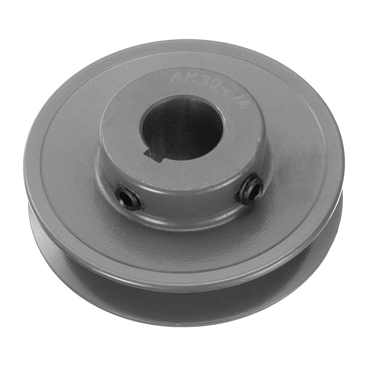 AK30-3/4 V-Belt Sheave 3/4"Bore 3.05"OD Single Groove Web Sheave Bored-to-Size Sheave, Cast Iron, Belt Section for 4L or A Belt